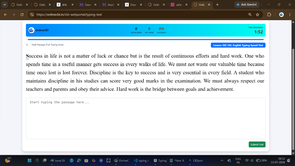 Typing Simulator